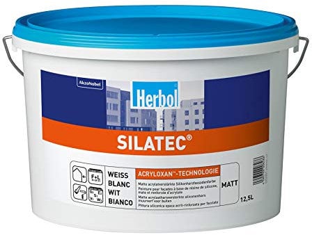 Herbol Silatec Fassadenfarbe, Weiß (12,5L)