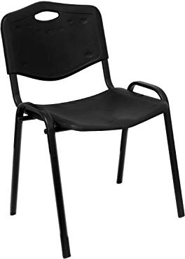 Piqueras Y Crespo PACK426INE - Pack de 4 sillas Multiusos, Negro