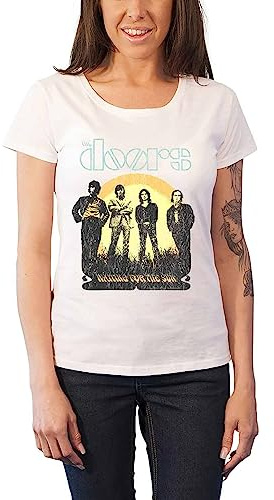 Rock Off Officially Licensed Products Women's The Doors Waiting for The Sun T - Shirt