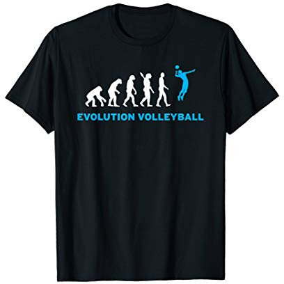 Damen Frauen Volleyball Beachvolleyball Evolution T-Shirt