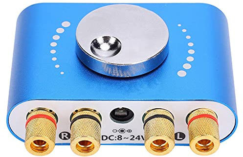 DC8-24V 5.0 Mini Amplificatore di Potenza, Bluetooth; Stereo Hi-Fi Amplificatore Digitale Stereo Hi-Fi 2 Canali 20W + 20W, Ricevitore Wireless