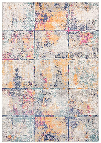 Carpeto Rugs Bunt Abstraktes Modern Designer Teppich - Kurzflor - Weich Teppich für Wohnzimmer, Schlafzimmer, Esszimmer - ÖKO-TEX Wohnzimmerteppich - Teppiche - Bunt - 180 x 250 cm