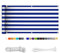 HERILIOS Balkon Sichtschutz, Balkonabdeckung 220 g/m² Innen Balkonverkleidung UV-Schutz (210Größen&21Farben) mit Ösen Kabelbinder und Kordel für Balkongeländer Terrasse,90X800CM Blau-weiß gestreift