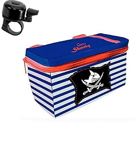 Capt`n Sharky Lenkertasche Kinderfahrrad Tasche Vorderradtasche inkl. Fahrradklingel
