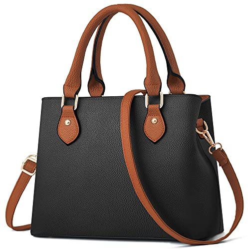 CHICAROUSAL Damen Crossbody Purse for Women Geldbörsen und Handtaschen, Cc Brown Black