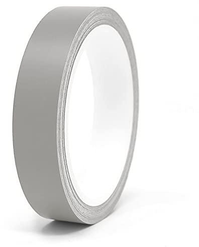 Finest Folia 10 Meter Matt Zierstreifen Auto LKW Motorrad Boot Modellbau Basteln DIY Deko Dekorstreifen Seitenstreifen Klebestreife selbstklebend (Mittelgrau matt, 20mm Breite)