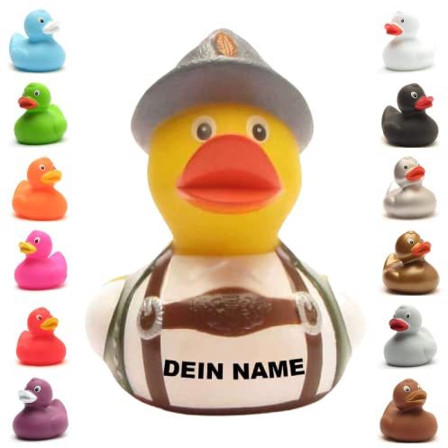 Badeente - personalisierbar (Trachten Bayer Ente)