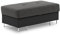 Hocker RIGATTO mit Kasten - polstermöbel. Fusshocker gepolstert für Sessel, Sofa, Couch, Sitzhocker mit Stauraum. Hocker fürs Wohnzimmer. Soft Öko-Leder Stoff. (LUX 06 + Soft 11)