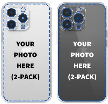 COOZEBRA Customized Picture Design Your Own Personalized Photo Custom Phone Case Cover for iPhone 14 13 12 11 8 7 6 X XS MAX Plus Mini