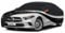 Holthly 10 Schichten Autoabdeckung 100% Wasserdicht, Auto Abdeckplane für Vollgarage Regen Sonne Staub UV Schutz. Autoplane Passend für Mercedes CLA, BMW 2er, Audi A3 Limousine. Autogarage Schwarz C6