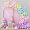 Pastell Ballonbogen Set, 164 teiliges Macaron Rosa Lila Blau Gelb Grün Orange Ballon girlanden Set, Latex Pastell Regenbogen Ballon DIY Kit für Jungen Mädchen Geburtstagsfeier Hochzeitstage Babyparty