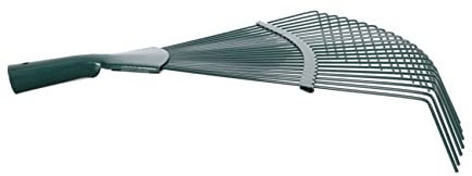 Rastrello Da Giardino Ergonomico A 22 Denti Rastrello Per Allentare Il Terreno Facile Da Usare Robusto Manico in Legno Colore Casuale