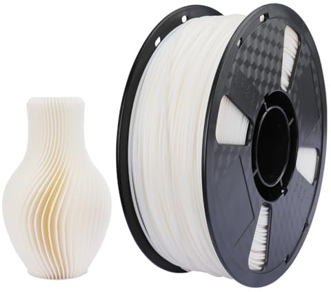 CC3D Flexible TPE Filament 39D Natürliches Weiß 1.75mm 1KG 3D Druck Filament FDM Filament 3D Printing Materials Flexibel Faden 92A TPE