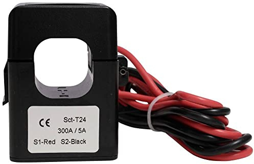 Counttec ESCT-T24 KW30300 Messstromwandler Primärstrom 300 A Sekundärstrom 5 A Leiterdurchführung Ø:25 mm Klappmontage