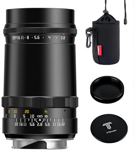 TTartisan Objectif Bokeh à Bulles de Savon Plein Format 100mm F2.8, Compatible avec Les appareils Photo sans Miroir Leica à Monture M