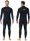 Owntop Herren Neoprenanzug 3/2mm - Vorderer Reißverschluss Voll Tauchanzüge, Stretch Pro Neopren-Nassanzug Thermische Volle Länge Tauchhaut zum Surfen Schnorcheln, Herren Blau M