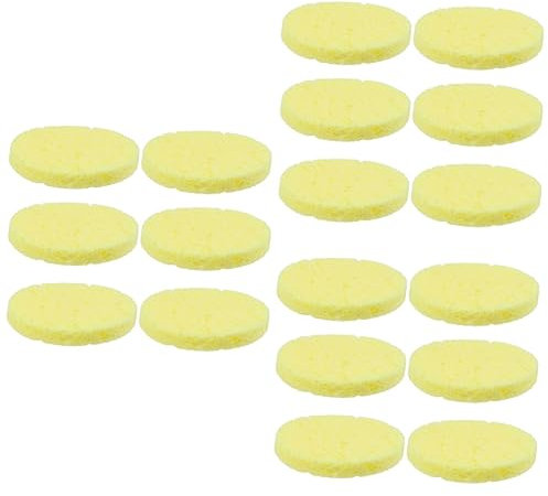 minkissy 36piezas Esponjas Faciales Comprimidas De Celulosa De Limpieza Suave y Desmaquillado Para Cuidado Facial y Exfoliación Bolsa Opp