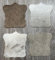 unendlich schoen - 4er Set Echt Kuhfell Untersetzer Deko Glasuntersetzer für den besonderen Anlass (Ø 13cm Minikuhfell, Taupe grau)