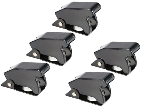 5 Stück Sicherheitsschalter-Klappabdeckung, Auto-Kippschalter-Schutz, Wasserdichte Kappenabdeckung, Klappabdeckung