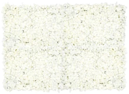 Lot de 20 panneaux muraux en soie avec fleurs artificielles Décoration de fête de mariage Arrière-plan Fleurs littorales Mur Fleur en soie Décoration DIY Fête Anniversaire Photographie pour jardin