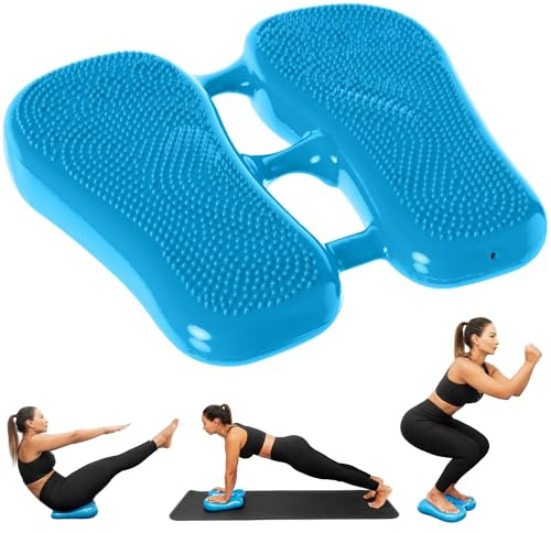 WEDEQU Air Stepper, Aufblasbarer Yoga Fuß Balance, tragbare Fitnessgeräte für zuhause, Trainingsgeräte für Fitnessübungen, Step Gewichtsabnahme, Balance Board & Krafttraining, inkl. Pumpe