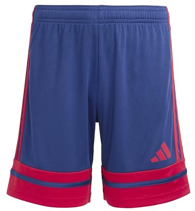 adidas Mixte Enfant Squadra25 Short Kids Shorts, Team Navy Blue 2/Team Power Red 2, 9-10 Years