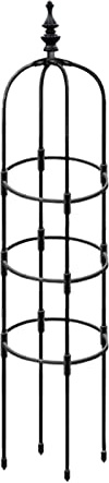 Garten Obelisk Kletterpflanze Garten Rankhilfe Zimmerpflanze Rankhilfe für Pflanzen Klettern Turm Obelisk Garten Rankgitter für Kletterpflanzen 178,8 cm hoch Pflanzenstütze Rankenstützen