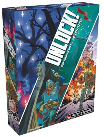 Asmodee, Unlock! – Supernatural Adventures, Familienspiel, Rätselspiel, 1-6 Spieler, Ab 10+ Jahren, 60-90 Minuten, Deutsch