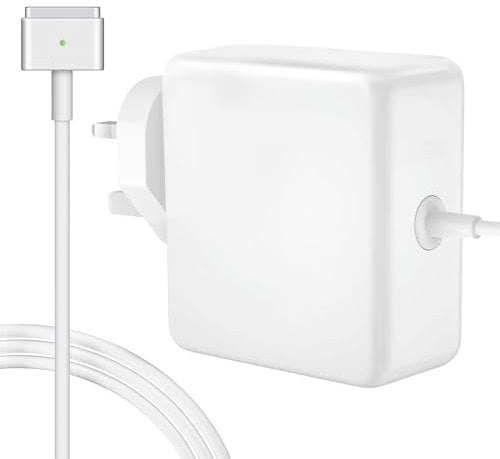 Mac Book Air Charger UK, Replacement AC 45W T-tip Connector Power Adapter Laptop Charger Compatible with MacBook Air 11 inch and 13 inch (Mid-2012~2017), Models A1466 A1465 etc