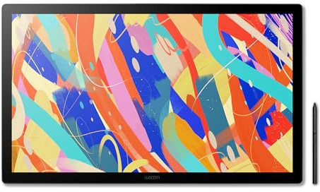 Wacom Cintiq 24 Tablette de dessin avec écran, écran de 60,5 cm, Pro Pen 3 (sans batterie), écran 100 % sRGB pour artistes, designers, animations, développeurs de jeux, fonctionne avec Mac, PC et