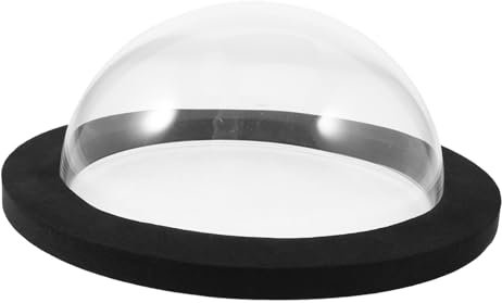 Happyyami Outdoor Fish Dome Floating Plant Ring Aquarium Cover Acrylic Dome Easy Install