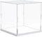 DuvinDD Acryl Vitrine für Lego Botanicals Bonsai 10281 –25 x 25 x 25 cm Transparente Staubschutzbox mit Weißer Sockel - Klare Acryl-Display-Box für Sammlerstücke staubdicht Schutz Vitrine