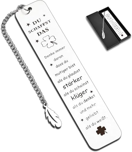 Personalisiertes Metall Lesezeichen - Inspirierende Geschenke für Ruhestand und Buchliebhaber, Funny Bookmark Lesegeschenke (B)