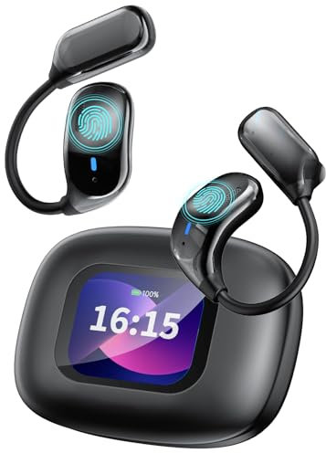 MTOXW Auriculares Traductores de Idioma AI, Traductor Instantaneo de Voz 3 en 1 en 135 Idiomas y Acentos con APP, Bluetooth 5.4 Auriculares con Pantalla Táctil 60H Tiempo de Use para Viajes y Aprender