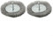 Stainless Steel Wire Brush Set for EFB 400 Electric Joint Cleaner - 2 Pack 100mm Replacement Brushes for Removing Weeds, Moss from Sidewalks, Terraces, Paving Stones - Metal Grout Brushes