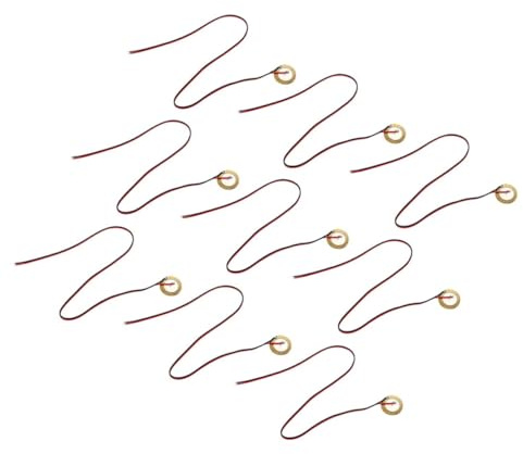 27mm Piezo Mikrofon Keramikscheiben für Gitarre 12 Stück | Piezo Summer, Metallkontakt und Vibrationssensor, Geeignet für Mikrofon und Trommel