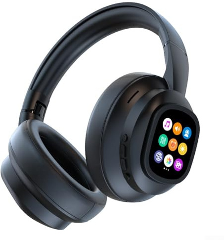 AI Translation Casque sans fil Bluetooth 169 langues avec écran tactile LCD amovible 46 heures d'utilisation