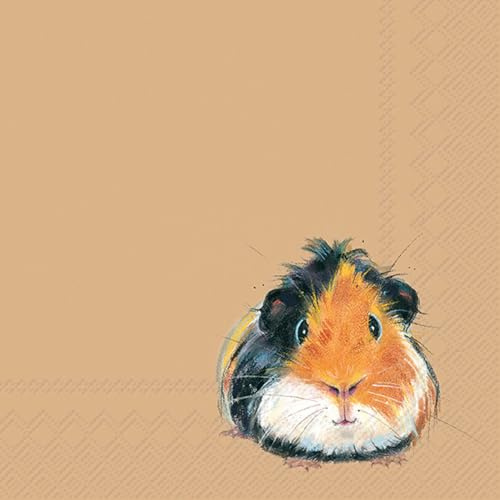 IHR Serviette Pedro 20 Stk. 33x33 cm Papier einseitig bedruckt Motiv Serviettentechnik Decoupage kreative Gestaltung DIY Basteln