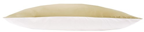 Jasmine Silk 100% Pure Mulberry Silk 19 Momme Charmeuse Silk Pillowcase With Cotton underside for Hair and Skin 1pc 50 x 75 cm Hypoallergenic Envelope Closure (Taupe)