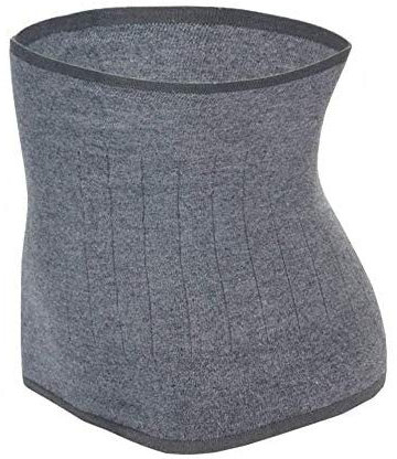 ITODA Wärmegürtel Unisex Rückenwärmer Winter Taillengürtel Nierenschutz Nierengurt Damen Herren Wärmeschutz Gürtel Nierenwärmer Taille Unterstützung Bauchgürtel für Erwachsene Jugendliche Grau M