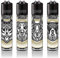 Clipper Feuerzeug Clipper Feuerzeuge Classic Large - Tattoo Dogs 4er Set