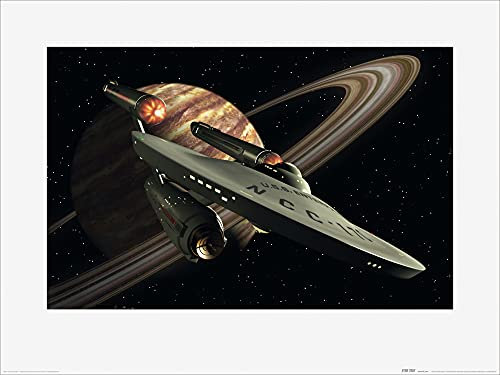 1art1 Star Trek Poster New Worlds Kunstdruck Bild 80x60 cm