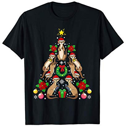 Otter Weihnachtsbaum Weihnachten Fisch Geschenk T-Shirt