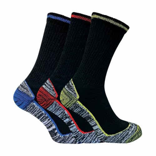 Sock Snob 3, 6, 12 Paar Herren Damen Atmungsaktiv Dünn Anti Schweiss Bambus Arbeitssocken für Sommer