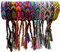 Tangser Gewebte Freundschaftsarmbänder, geflochtene Armbänder, Schnur, verstellbares Nepal-Armband, Mexiko-Wellen-Fußkettchen für beste Freunde, Kinder, Frauen, Mädchen, sortierte bunte (12 Stück),