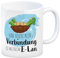Hab heute keine Verbindung zu meinem E-Lan Schildkröte Kaffeebecher lustige Tasse für das Büro für die Kollegen die keinen Elan haben oder faul sind