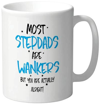 Funny Mug for Stepdad, Stepdad Gifts, Step Dad Father's Day Mug, Joke Mug for Stepdad, Step Dad Father's Day Hilarious Quirky - Most Step Dads - CMUG179