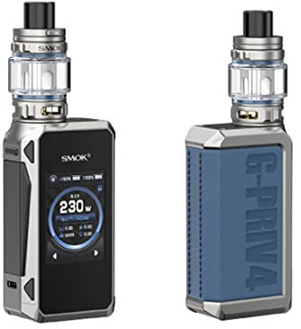 SMOK G-PRIV 4 Kit |230W G Priv 4 Mod With Full-color Touch screen Mod and 6.5 ml TFV 18 Mini Tank V18 Mini Coils V9 Mesh Coil No Nicotine