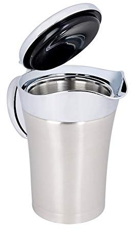 Pichet Sauce,Saucière Électrique,Saucières,Pichet À Sauce En Acier Inoxydable Isolé,Pichet De Service En Acier Inoxydable 304 À Isolation Thermique À Double Paroi (Grand 750Ml)