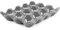 Flexzion Ceramic Egg Holder for Fridge - 12 Cups Egg Tray Whole Dozen Porcelain Container Keeper Storage Organizer Decorative Serving Stand Serveware for Countertop Display Kitchen (Gray)